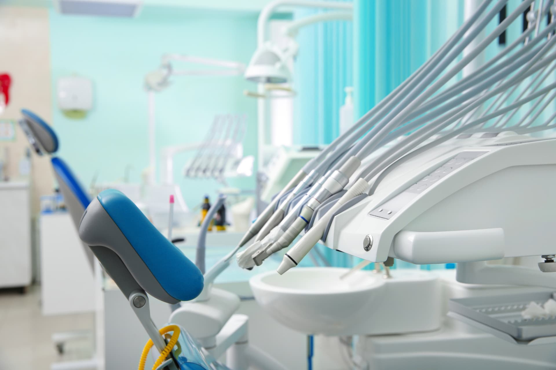 Modern VB Dental Clinic treatment room with dental chair and equipment